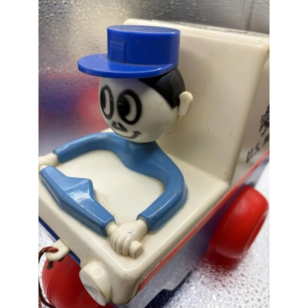 Vintage Mr Zip  USPS/ Post Office /Pull toy RARE